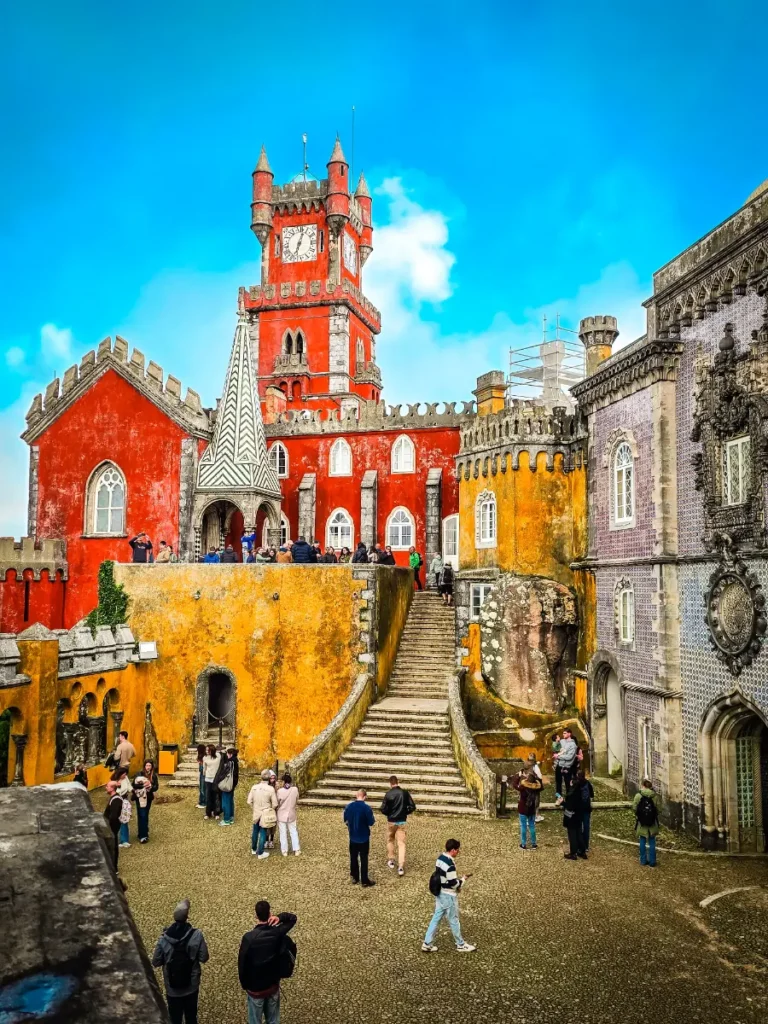Pena Palace in Sintra as a part of sintra day trip from Lisbon